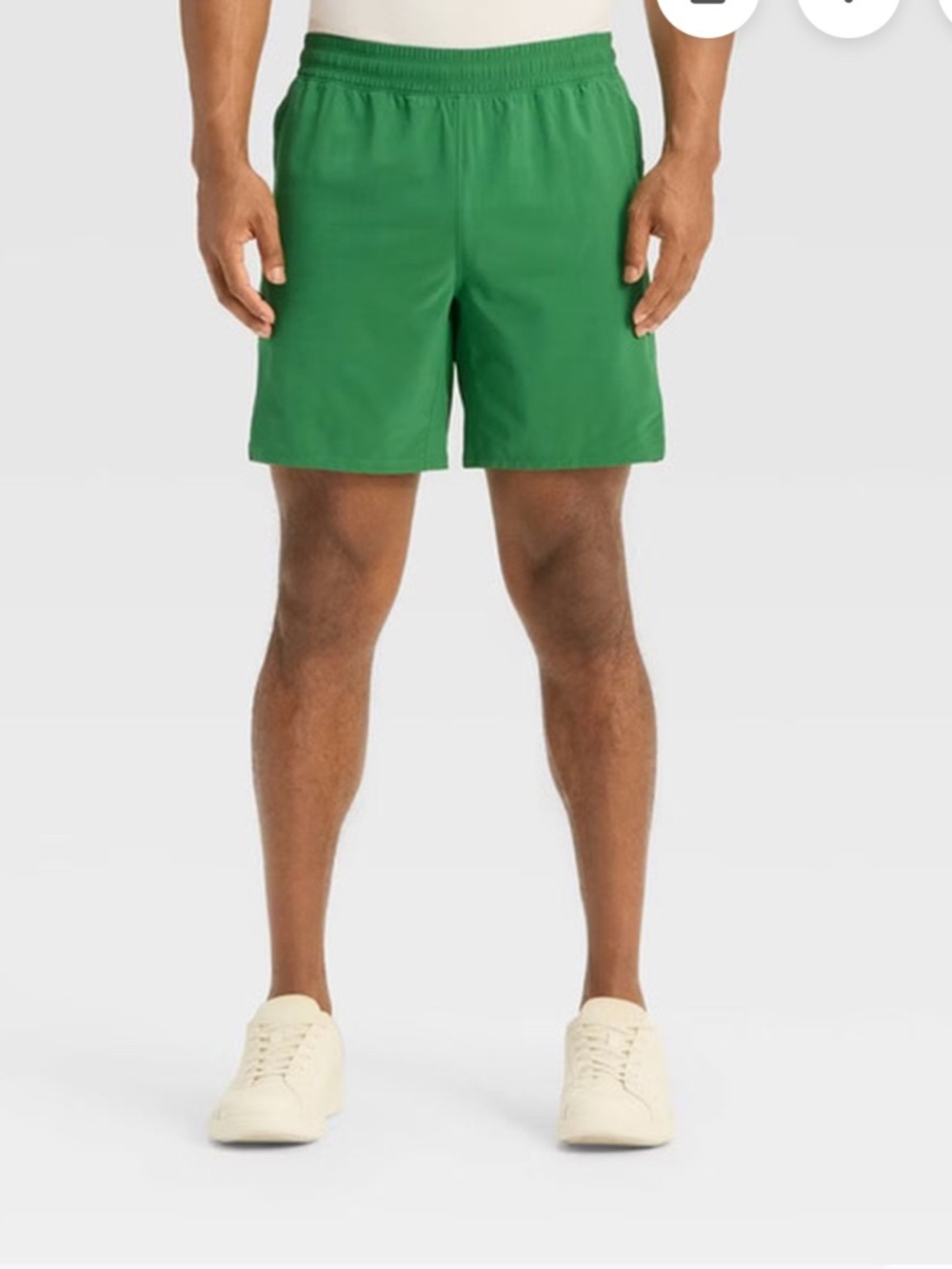 NWT all in motion Men’s Kelly Green Athletic unlined run Shorts size M